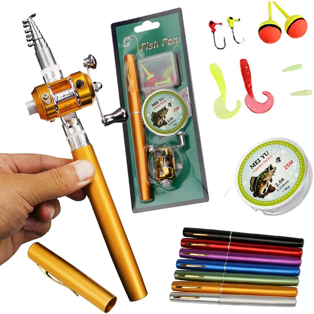 Penn Reel Fierce - [Fish Rod+Reel+Line+Accessories] Portable Pocket Telescopic Fishing
