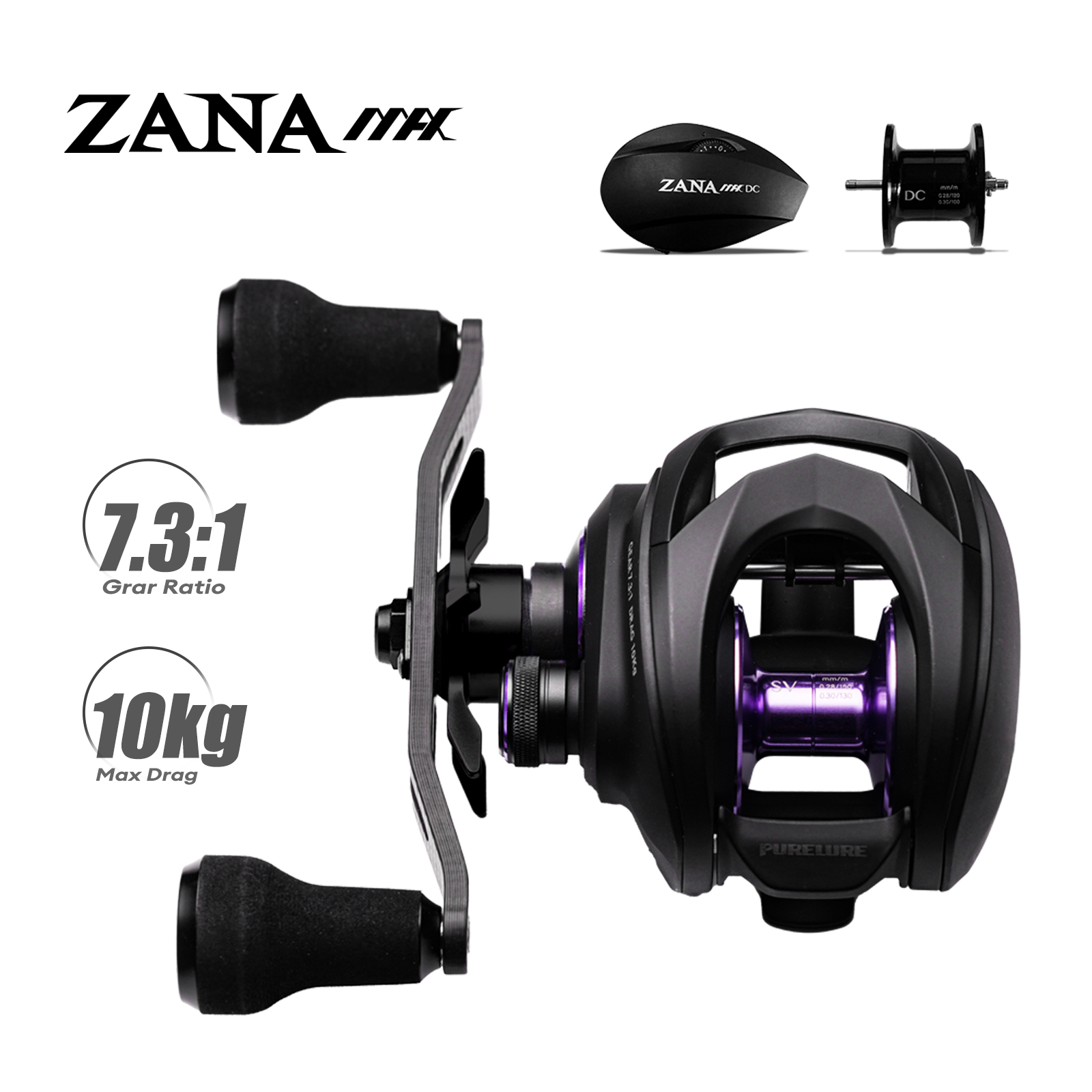 PURELURE ZANA MAX 10KG SV+DC D - огляд і ціна Daiwa Reel Bg