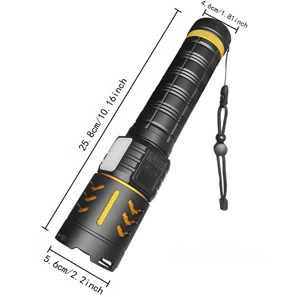 High Power LED Flashlight Zoom - огляд і ціна Fishing Light
