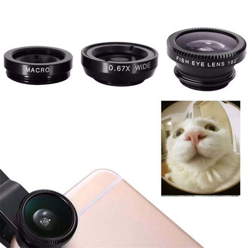 3 In 1 Fisheye Phone Lens 0.67 - огляд і ціна Fishing Camera