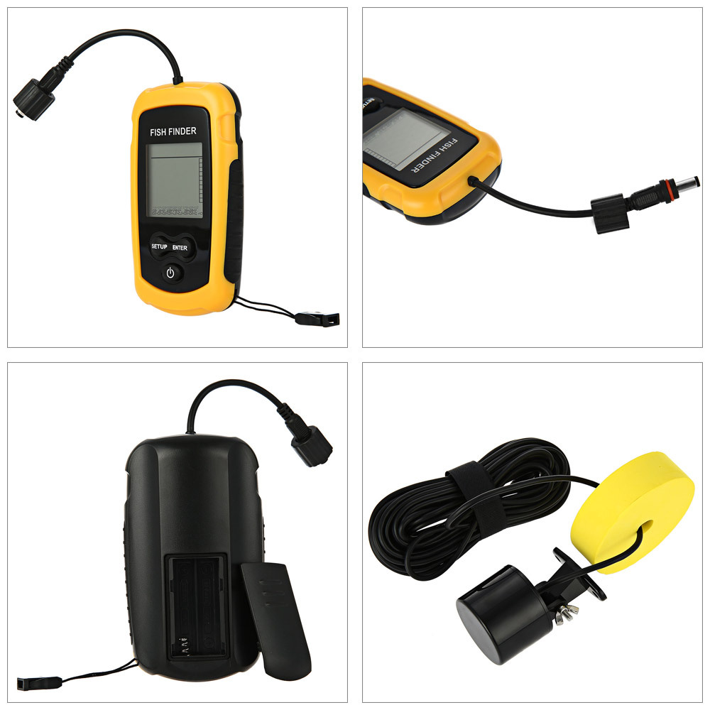 Alarm 100M Portable Sonar Fish - огляд і ціна Fish Finder Portable