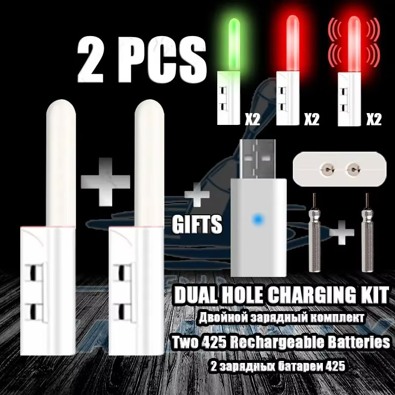 2pcs LED Night Light Electroni - огляд і ціна Bite Alarm