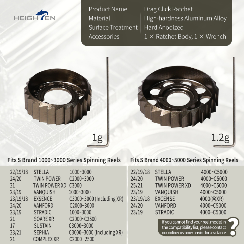 HEIGHTEN Drag Click Ratchet Sp - огляд і ціна Shimano Reel Stradic